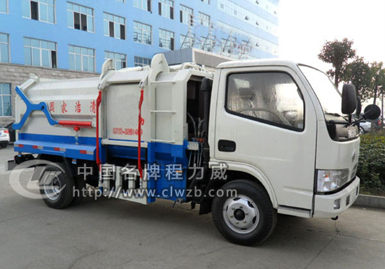 東風5方側裝掛桶式垃圾車（國五）