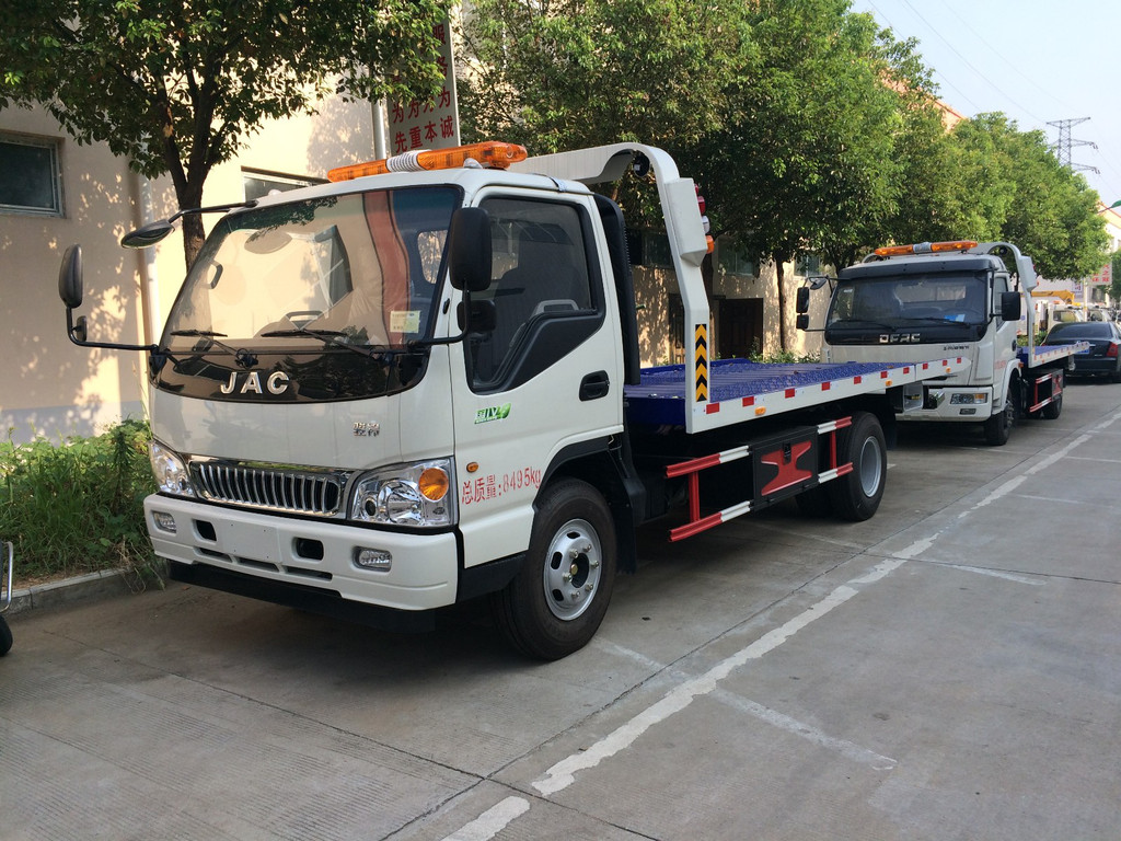 江淮駿鈴V5一拖二藍(lán)牌清障車